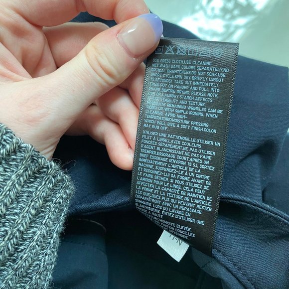 Uniqlo Navy Blue Ankle Trousers - Picture 6 of 8